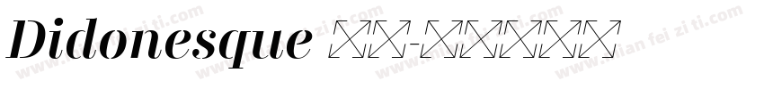 Didonesque 下载字体转换